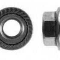 Flange nut M10 with locking teeth DIN6923